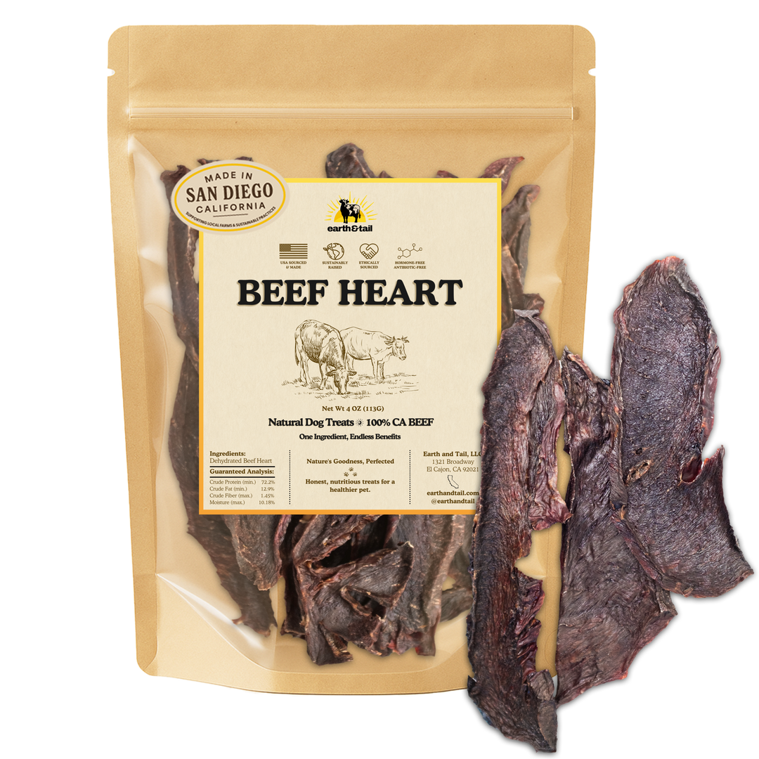 Beef Heart Dog Treats – Earth Tail Single-Ingredient Treats