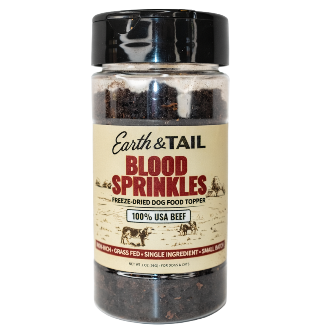 Freeze Dried Beef Blood - Food Topper for Dogs & Cats
